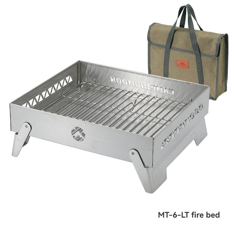 Outdoor Daybed Furniture - CAMPINGMOON MT-6-LT Mesa de Fogo Portátil