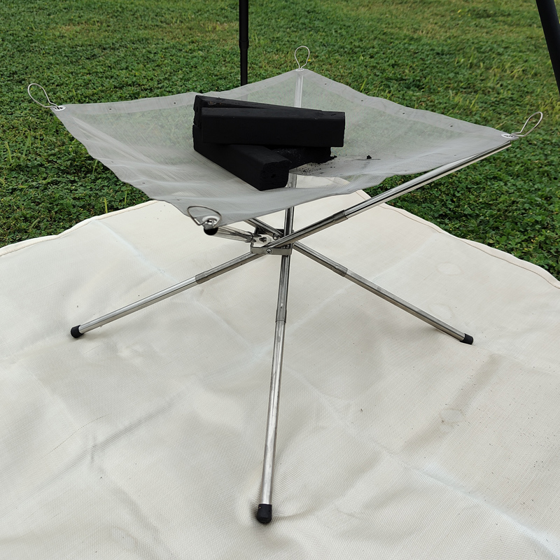 1 unidade de rede de aço dobrá - Outdoor Furniture Wood avaliação e preço