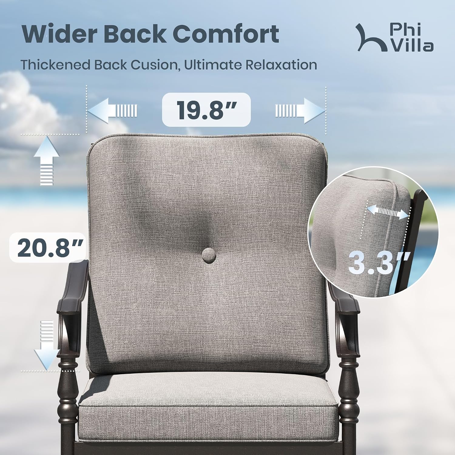 Cadeiras de Pátio Giratórias 2 - Outdoor Furniture Metal Chairs avaliação e preço