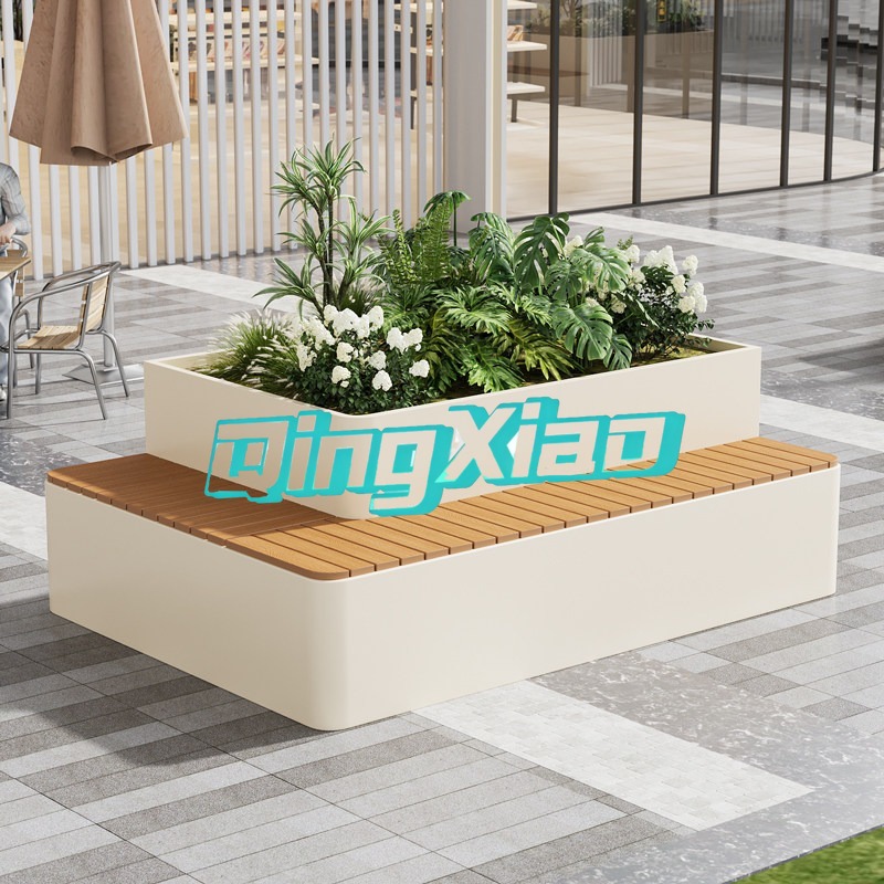Banco de exterior com vaso int - Outdoor Furniture Metal Chairs avaliação e preço
